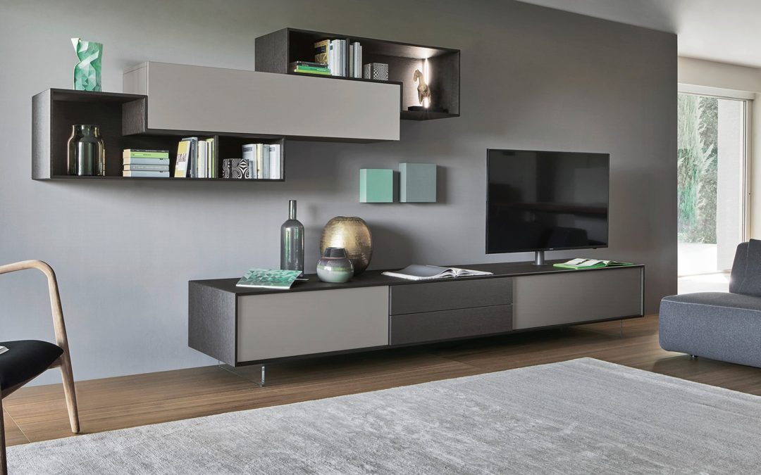 Parete TV modello lampo